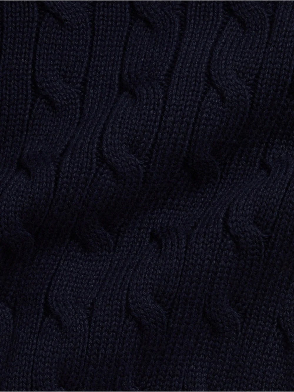 Ralph Lauren Cable-Knit Cotton Shawl Cardigan